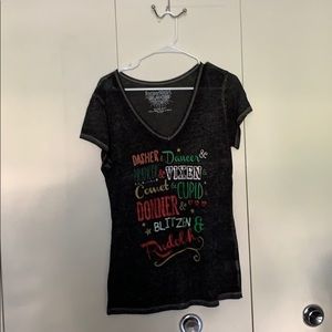 ROCKER GIRL Junior XL 15/17 NICE CHRISTMAS SHIRT